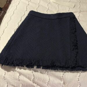 Navy mini skirt